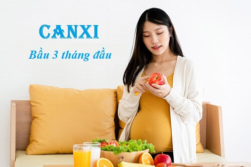 bầu 3 tháng uống canxi được không