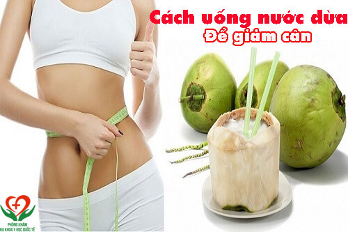 Cách uống nước dừa giảm cân