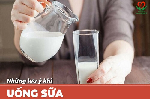 lưu ý khi uống sữa