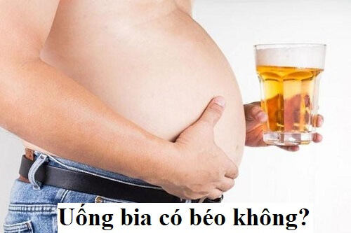 uống bia có béo không