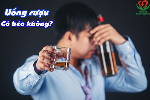 uống rượu có béo không