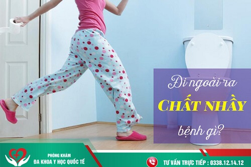 đi cầu ra dịch nhầy