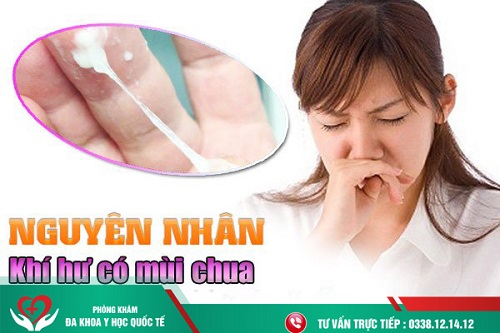 nguyên nhân khí hư có mùi chua